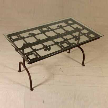 Tavolino in ferro battuto