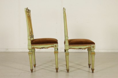 Couple neoclassical chairs-side