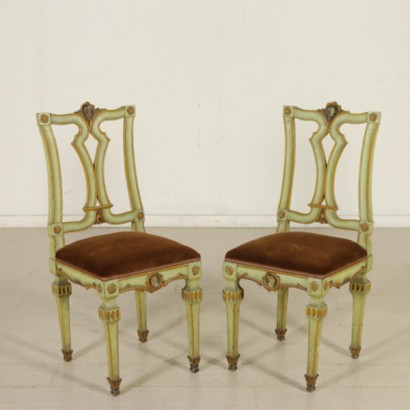 Neoclassical chairs pair