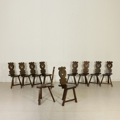 Hocker, rustikale Stühle, antike Stühle, eine Gruppe von Hockern, Nussbaum Hocker, Ahorn Stühle, Hocker 900, # {* $ 0 $ *}, #anticonline, #stools, #stools, #stools, #groupstools, #stoolsinnoce, # Hockern in Ahorn, # hocker900