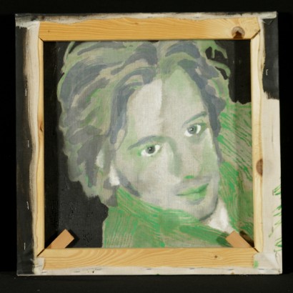 Roberta Savelli (1969), portrait of a young woman-frame