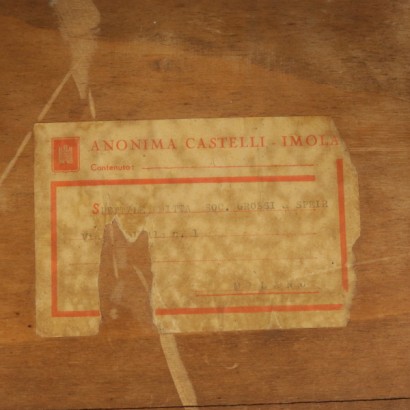 Schreibtisch, Anonymer Castelli, 60er Schreibtisch, {* $ 0 $ *}, Anticonline, Vintage Schreibtisch, Designer Schreibtisch, Italienischer Design Schreibtisch, Anonymer Schreibtisch Castelli