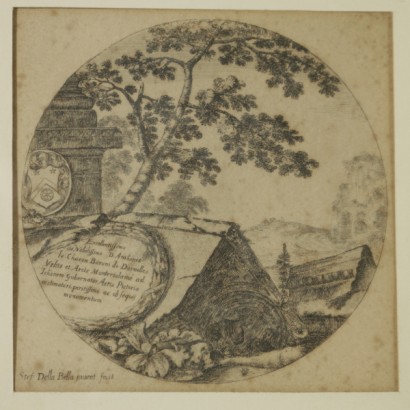 Stefano Della Bella (1610-1664), un par de grabados