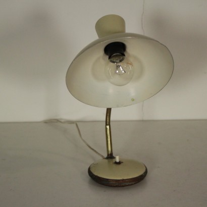di mano in mano, lampada da tavolo, lampada flessibile, lampada alluminio, lampada ottone, lampada modernariato, lampada italia