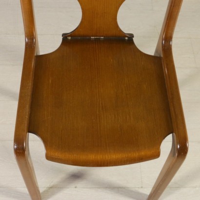 chairs, vintage chairs, 60s chair, 60s, 70s chairs, 70s, modern antiques chairs, Italian modern antiques, Italian vintage, {* $ 0 $ *}, anticonline, beech chairs, plywood chairs, curved plywood