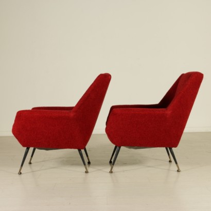 Sessel, 50er Sessel, 50er, {* $ 0 $ *}, antionline, 60er Sessel, 60er, Italienisches Design, Design Sessel, Italienischer Design Sessel, Italienisches Design, Original Stoff, Messingspitze