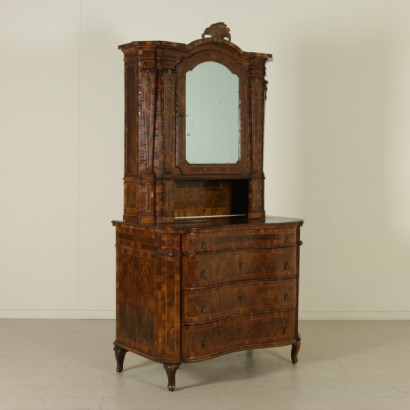 Baroque COMMODE with display cabinets