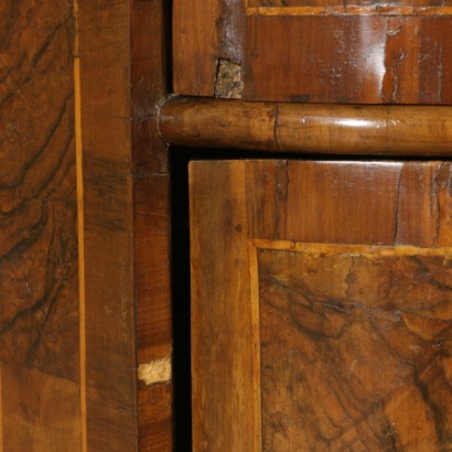 Barocke Kommode mit Aufzug-detail