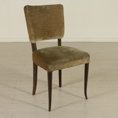 chairs, 1950s chairs, 1950s, vintage chairs, modern chairs, Italian vintage, Italian modern antiques, group of chairs, eight chairs, velvet chairs, velvet upholstery, {* $ 0 $ *}, anticonline