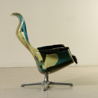 sillón, sillón vintage, sillón de diseño, diseño italiano, vintage italiano, sillón de los 70, sillón de plástico, sillón de diseño italiano, {* $ 0 $ *}, anticonline