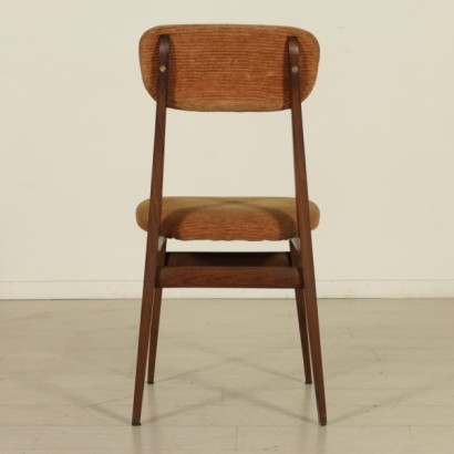 Stühle, 60er-Jahre-Stühle, 60er-Jahre, Vintage-Stühle, italienischer Vintage, italienisches Design, Design-Stühle, italienische Design-Stühle, Teakholz-Stühle, Samtbezug, vier Stühle, {* $ 0 $ *}, antionline