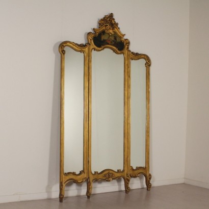 screen, antique screen, antique screen, 900 screen, screen with mirrors, baroque style screen, baroque style, golden screen, {* $ 0 $ *}, anticonline