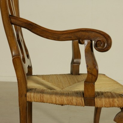 Gruppe 8 Stühle und 2 Sessel-detail