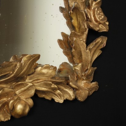 Goldener Spiegel-detail