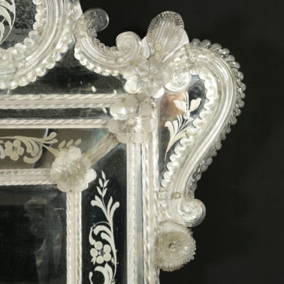 Venetian mirror-detail