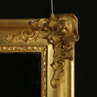 bottega 900, mirror, Golden mirror, # {* $ 0 $ *}, # bottega900, # 900, #specchierainstile, #MadeinItaly, mirror 900, carved mirror, anticonline