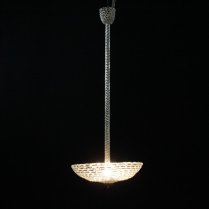 Transparent crystal chandelier