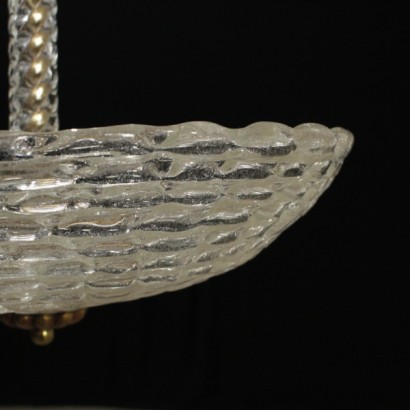 Crystal chandelier-detail