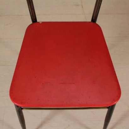 sedia, sedia vintage, sedia anni 50, sedia in skai, vintage italiano, sedia di modernariato, modernariato italiano, di mano in mano, anticonline