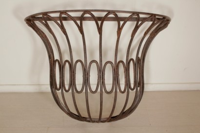 Wrought iron flower pot cover