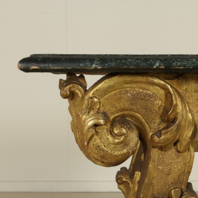 Golden Sicilian console-detail