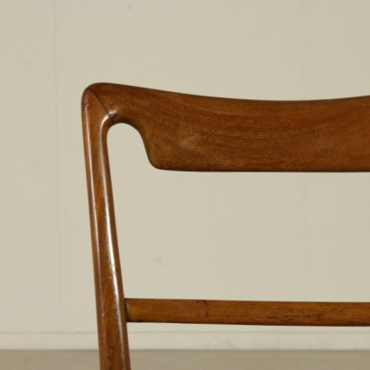 sedie, sedie anni 50, anni 50, sedie in legno di faggio, legno di faggio, rivestimento in velluto, sedie con velluto, di mano in mano, anticonline, sedie vintage, sedie di modernariato, vintage italiano, modernariato italiano
