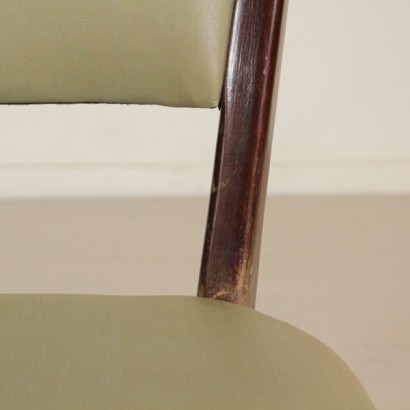 chaises, chaises vintage, chaises d'antiquités modernes, vintage italien, antiquités modernes italiennes, chaises des années 50, chaises des années 60, chaises des années 50, 60, chaises teintées ébène, {* $ 0 $ *}, anticonline
