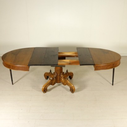Round table extendable