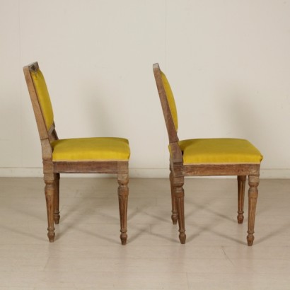 Coppia sedie neoclassiche - fianco