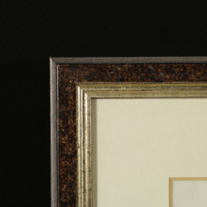 Group of Twelve Chinese Paintings - frame