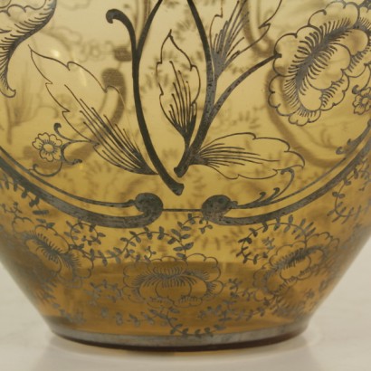 Blown murano glass vase - special