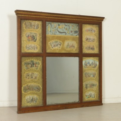 Mirror with prints
