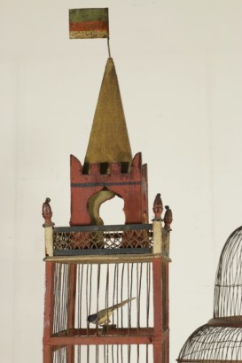 Cathedral shaped Aviary - detail