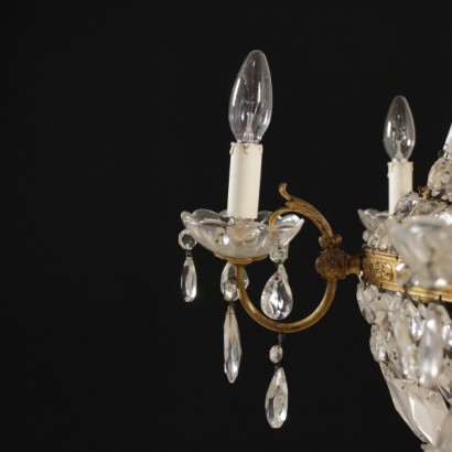 chandelier, balloon chandelier, 900 chandelier, six arms chandelier, six arms lamp, crystal pendant chandelier, crystal pendants, {* $ 0 $ *}, anticonline