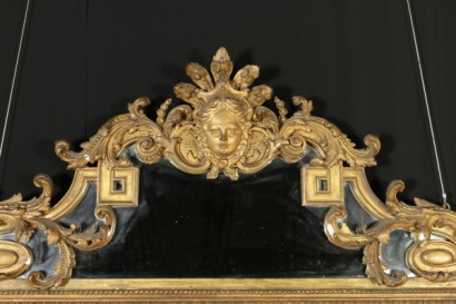 Spiegel geschnitzt und vergoldet - detail