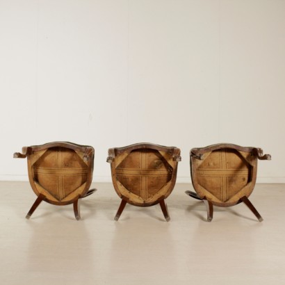 Groupe de trois chaises Louis philippe - particulier