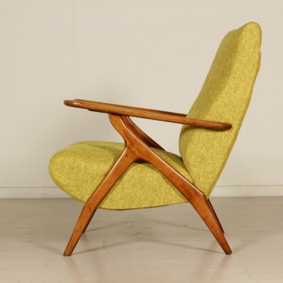 {* $ 0 $ *}, 50er-Sessel, 50er-Jahre, moderner Sessel, moderne italienische Antiquitäten, Vintage-Sessel, italienischer Vintage, Designer-Sessel, italienisches Design, Relaxsessel, Buche-Sessel