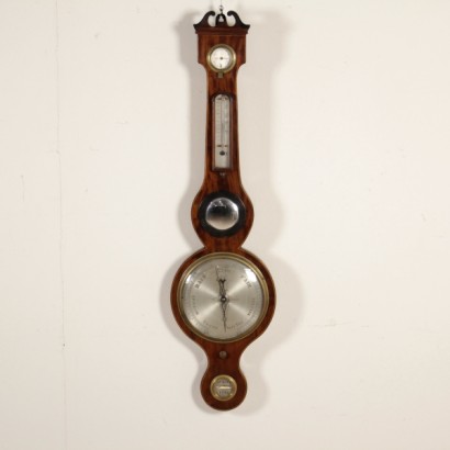 Barometer dial with thermometer