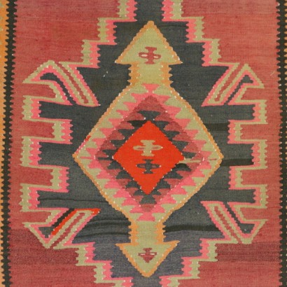 antiquariato, tappeti, antiquariato tappeti, tappeti antichi, Kilim, Turchia, tappeto in lana e cotone, tappeto a nodo fine, tappeto anni 60