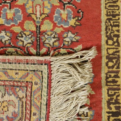 antigüedades, alfombras, alfombras antiguas, alfombras antiguas, Kayseri Turquía, alfombra de seda y algodón, alfombra de nudo fino, alfombra de los 80