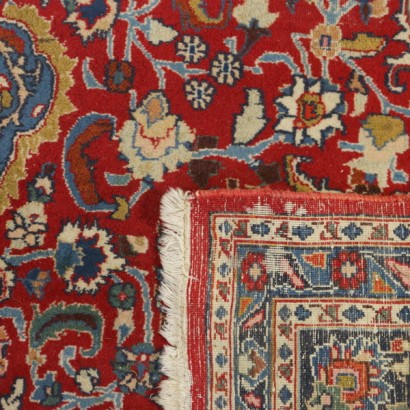antiquariato, tappeti, antiquariato tappeti, tappeti antichi, Kaschan, Iran, tappeto in cotone e lana, tappeto a nodo grosso, tappeto anni 70