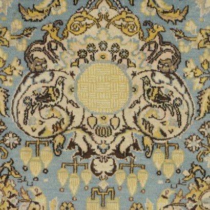 Antik, Teppiche, antike Teppiche, antike Teppiche, Kaiseri, Iran, Baumwollteppich, Wollteppich, Seidenteppich, feiner Knotenteppich, 60er-70er Teppich