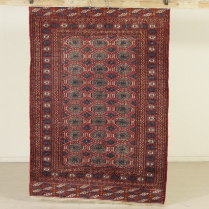 Antik, Teppiche, antike Teppiche, antike Teppiche, Buchara, Pakistan, Wollteppich, Baumwollteppich, feiner Knotenteppich, 90er Teppich