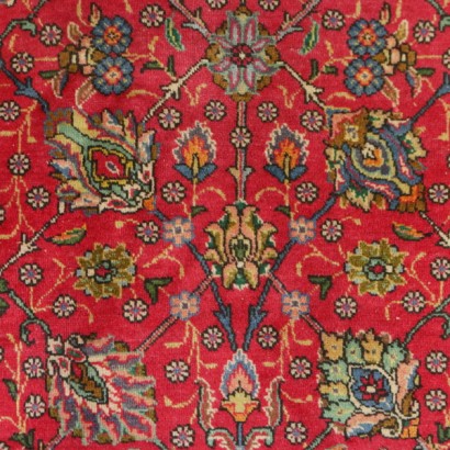 antiquariato, tappeti, antiquariato tappeti, tappeti antichi, Tabriz, Iran, tappeto in lana, tappeto in cotone, tappeto a nodo medio grosso, tappeto anni 80-90