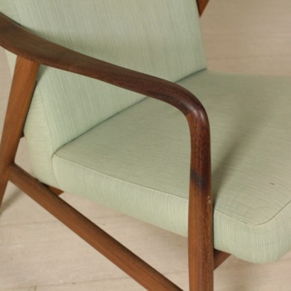 {* $ 0 $ *}, 60er-Sessel, 60er-Jahre-Sessel, moderner Sessel, Designer-Sessel, moderne italienische Antiquitäten, italienischer Vintage, Teakholz-Sessel, Teakholz-Sessel, Stoffsessel