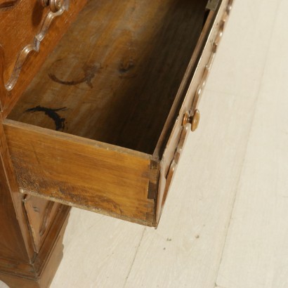 Primer plano en madera de nogal - detalle
