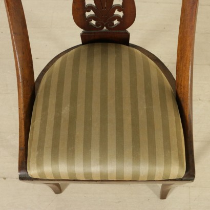 Group of Four Chairs and Armchair