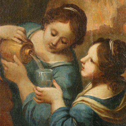 Lot and his daughters - detail