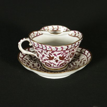 {* $ 0 $ *}, taza con platillo, taza en porcelana, platillo en porcelana, porcelana rusa, taza con platillo en porcelana, porcelana fina