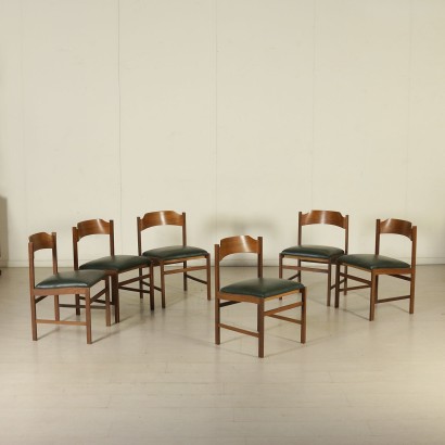 {* $ 0 $ *}, 60er-Jahre-Stühle, Vintage-Stühle, moderne Antiquitäten-Stühle, italienischer Vintage, italienische moderne Antiquitäten, 60er-Jahre, Teakholz-Stühle, Teakholz-Stühle